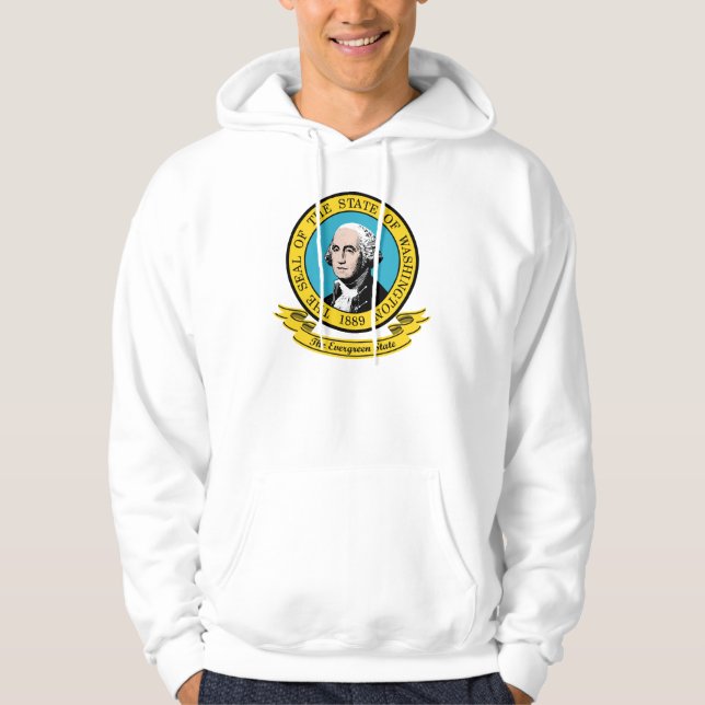 Veste À Capuche Sceau de Washington (Devant)