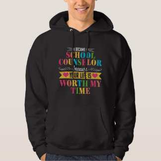 Veste À Capuche School Counselor Cute Appreciation Back to School 