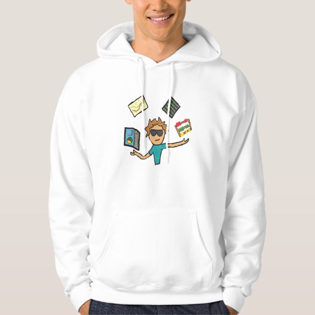 Veste À Capuche Science des données (Devant)