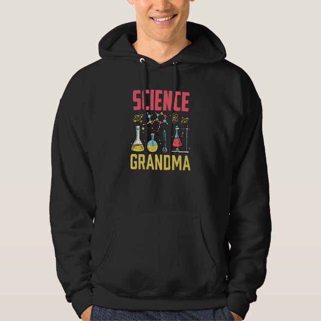 Veste À Capuche Science Grandma Scientist Research Researcher Job (Devant)