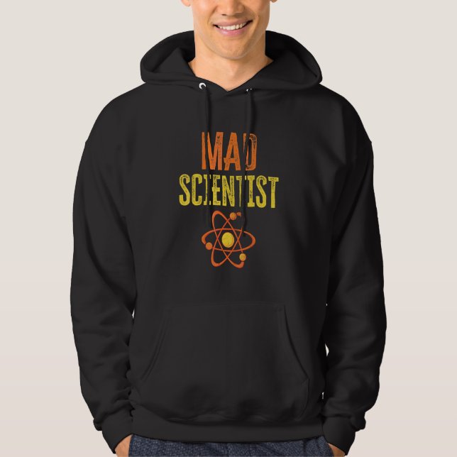 Veste À Capuche Scientifique Fou Chimie Physique Intello Science (Devant)