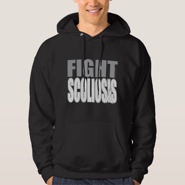 Veste À Capuche Scoliose de combat (Devant)