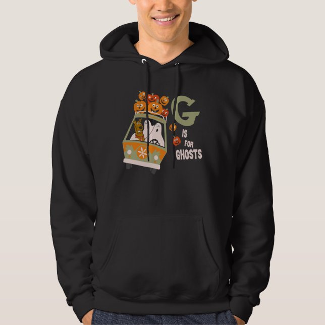 Veste À Capuche Scooby-Doo | G est pour Ghosts (Devant)