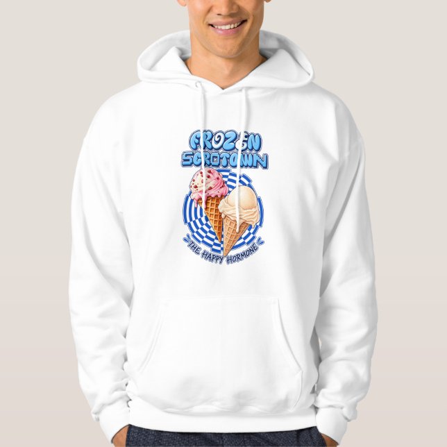 Veste À Capuche 🍦 Scrotown Congelé (Devant)