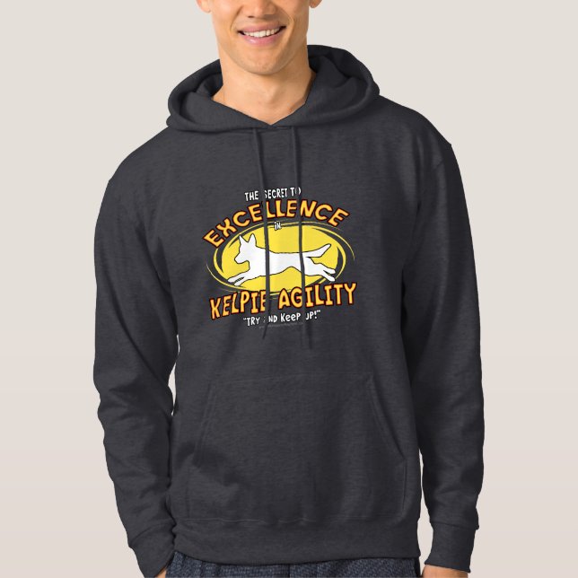 Veste À Capuche Secret de Kelpie d'agilité (Devant)