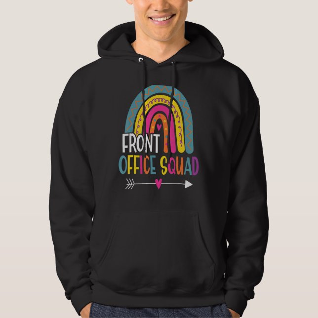 Veste À Capuche Secrétaire de l'école de l'équipe de première lign (Devant)