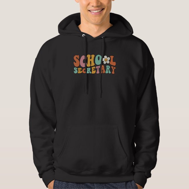 Veste À Capuche Secrétaire super de l'école Assistant administrati (Devant)