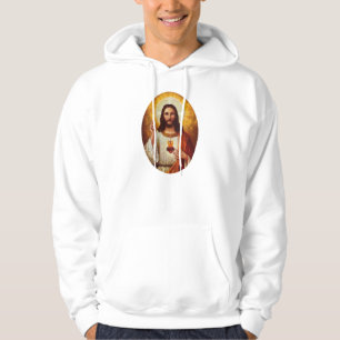 Veste À Capuche Seigneur Jésus-Christ et le coeur sacré
