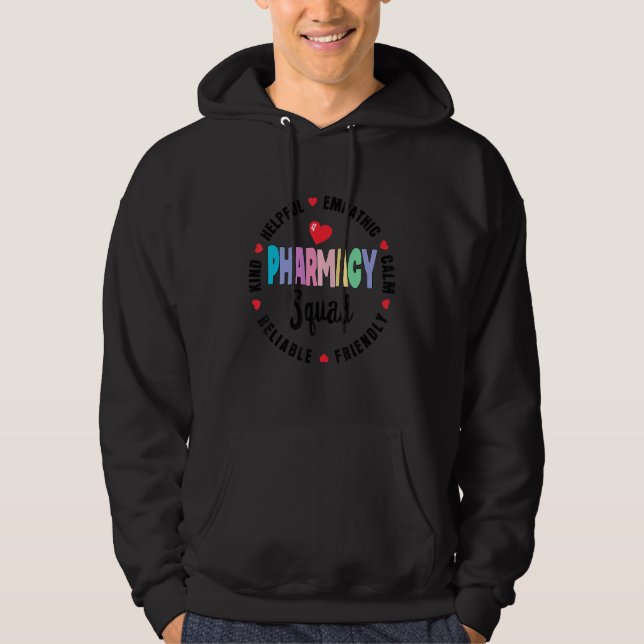 Veste À Capuche Semaine d'appréciation de l'équipe de pharmacie So (Devant)