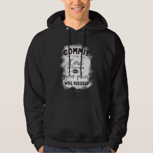 Veste À Capuche S'Engager À Lord Christian Bible Verse Religieux C