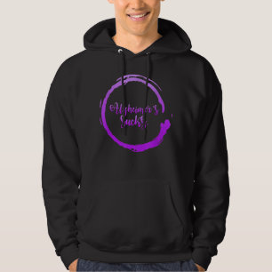 Veste À Capuche Sensibilisation à la maladie d'Alzheimer Sucks d'A