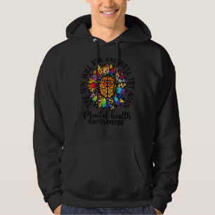 Veste À Capuche Sensibilisation À La Santé Mentale Le Soleil Va Au