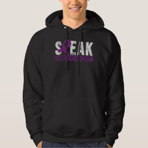 Veste À Capuche Sensibilisation à la violence domestique Violet de