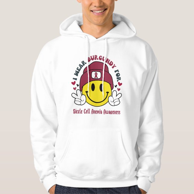 Veste À Capuche Sensibilisation à l'anémie de la faucille Cadeaux  (Devant)