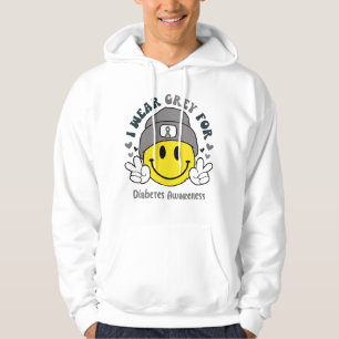 Veste À Capuche Sensibilisation au diabète Ruban Cadeaux de soutie
