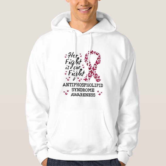Veste À Capuche Sensibilisation au syndrome antiphospholipidique (Devant)