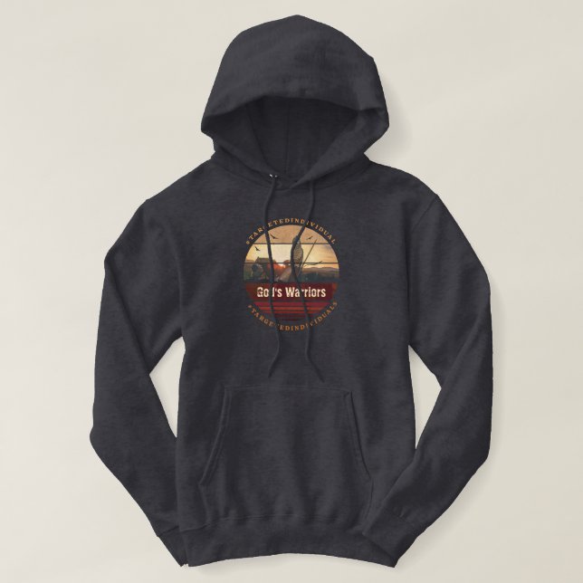 Veste À Capuche Sensibilisation des personnes ciblées Chevalier Ch (Design devant)