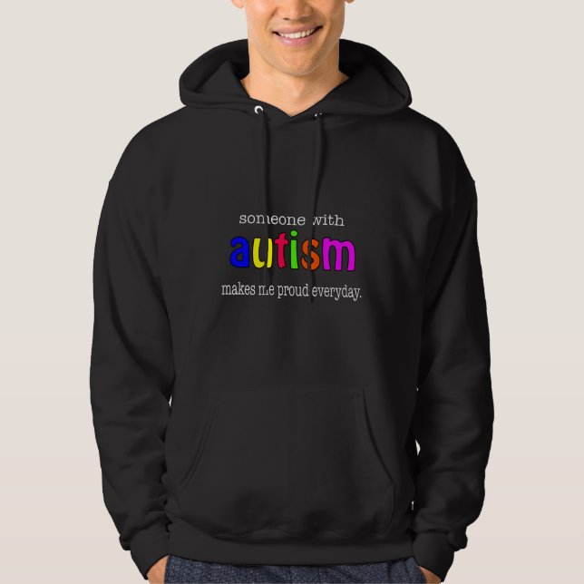 Veste À Capuche Sensibilisation sur l'autisme (Devant)