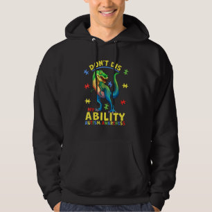 Veste À Capuche Sensibilisation sur l'autisme mignonne Dinosaur Tr