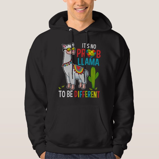 Veste À Capuche Sensibilisation sur l'autisme Puzzle Pièces design (Devant)
