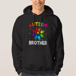 Veste À Capuche Sensibilisation sur l'autisme rétro Usa Drapeau Fr