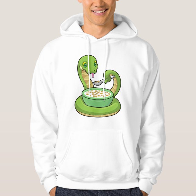 Veste À Capuche Serpent à manger avec Muesli (Devant)