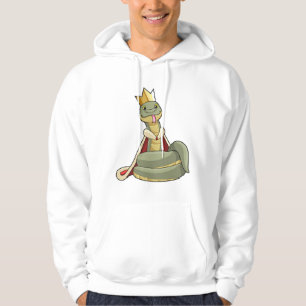 Veste À Capuche Serpent comme roi avec Couronne