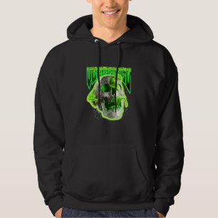 Veste À Capuche Serpent crânien Vengeance - Triste Edgy Str Esthét