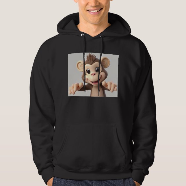 Veste À Capuche Serre-moi singe (Devant)