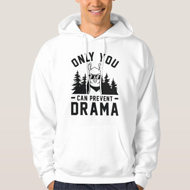 Veste À Capuche Seule la prévention du drame (Devant)