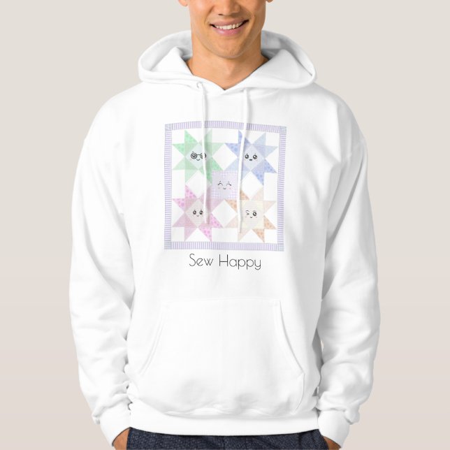 Veste À Capuche Sew Happy sweats à capuche (Devant)