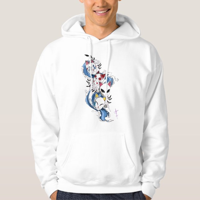 Veste À Capuche Shadow Slayer Mask Hoodie / T-Shirt – Dark Anime🔥 (Devant)