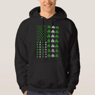 Veste À Capuche Shamrock américain C Jour de la Saint Patrick Patr
