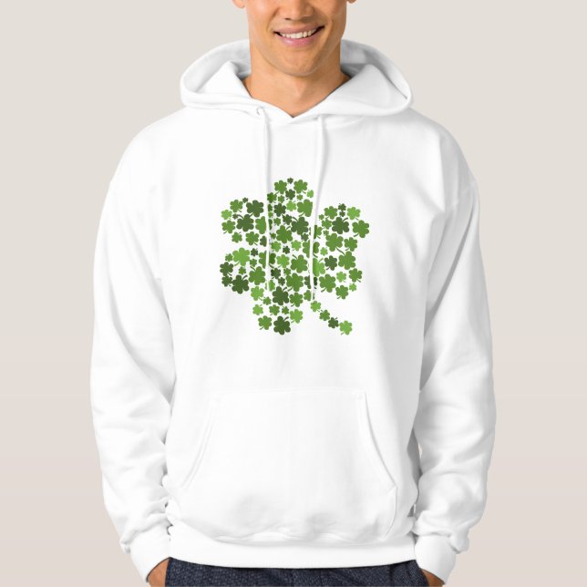 Veste À Capuche Shamrocks dans un shamrock (Devant)