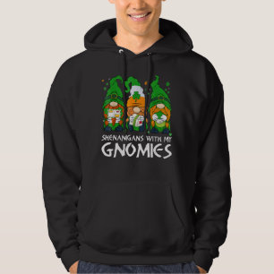 Veste À Capuche Shenanigans Avec Mes Gnomies Postal St Patrick's D