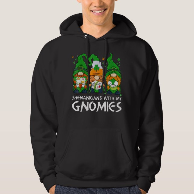 Veste À Capuche Shenanigans Avec Mes Gnomies Postal St Patrick's D (Devant)