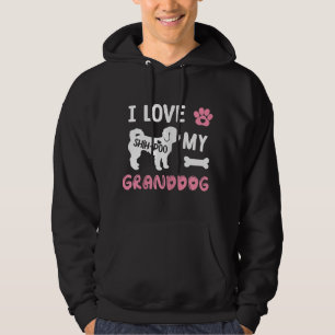 Veste À Capuche Shih-Poo Chien Grandma Cadeaux J'Aime Mon Chien Gr