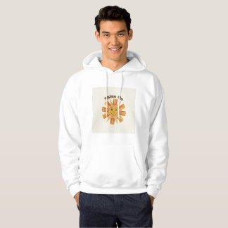 Veste À Capuche “Shine On” Positive Sun Hoodie – Unisex Inspiratio
