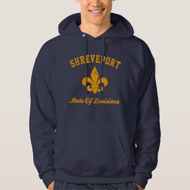 Veste À Capuche Shreveport City Louisiane (Devant)