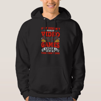 Veste À Capuche Si cela n'implique pas de jeux vidéo Pizza Video