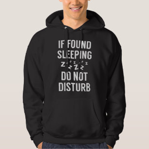 Veste À Capuche Si trouvé endormi