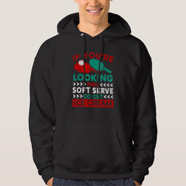 Veste À Capuche Si vous cherchez Soft Serve  Tennis de Table Pla (Devant)