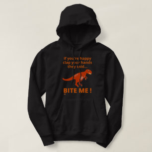 Veste À Capuche "SI VOUS ÊTES HEUREUX DE CLAPER VOS MAINS" drôle