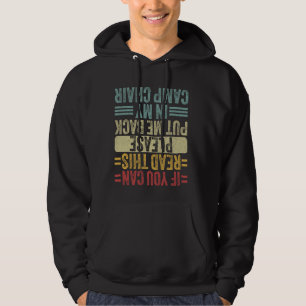 Veste À Capuche Si vous pouvez lire ceci, veuillez me remettre dan