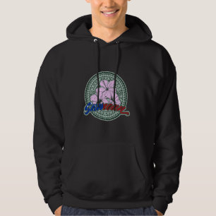 Veste À Capuche Siapo polynésien samoan Tatau Talofa Tapa Art Abst