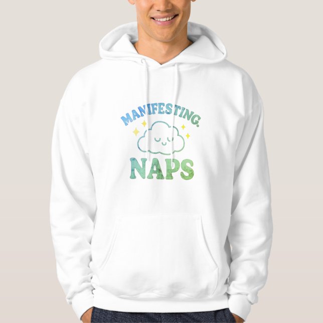 Veste À Capuche Siestes de Manifestation – Sweatshirt de self-care (Devant)