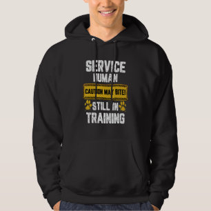 Veste À Capuche Signal d'avertissement Service-Attention humaine m