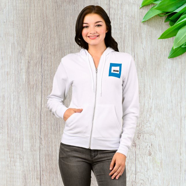 VESTE À CAPUCHE SIGNE D'ARRÊT D'ARRÊT DE TRANSPORT PUBLIC (Créateur téléchargé)
