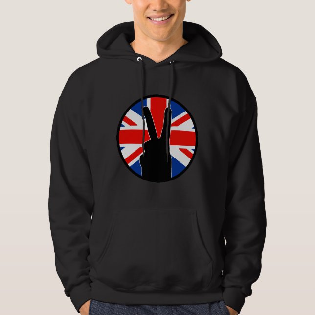 Veste À Capuche Signe de victoire (britannique) (Devant)