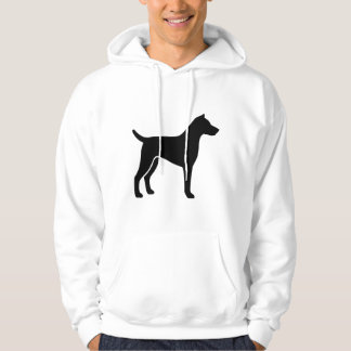 Veste À Capuche Silhouette de chien classique - Design minimaliste